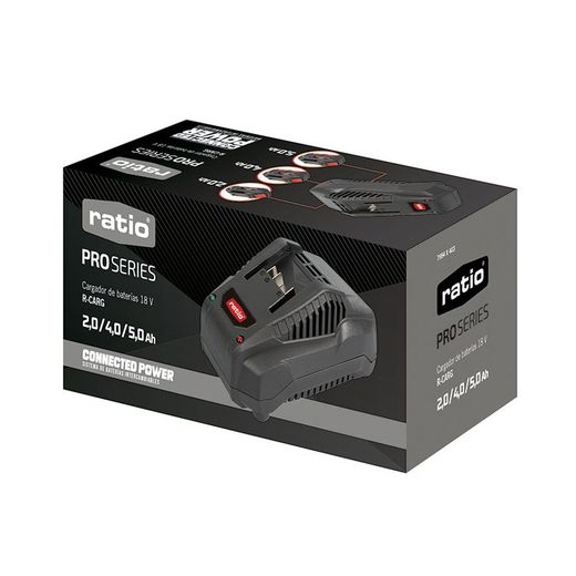 Cargador Connected Power RATIO ProSeries 2.0/4.0/5.0/6.0 Ah Potencia extra para tu máquina. Ref. 7994X403