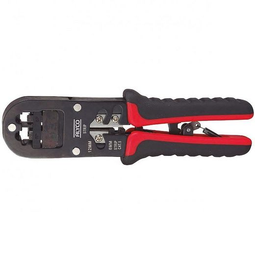 Carraca Engastador Terminales Red/Telef.