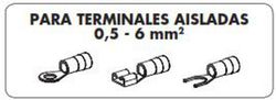 Carraca Prensa Terminales Aislados 250mm. Referencia 108355.