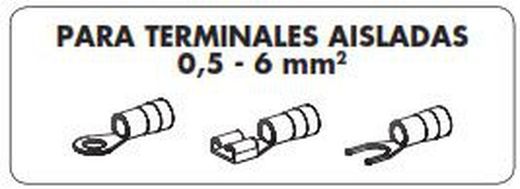 Carraca Prensa Terminales Aislados 250mm. Referencia 108355.