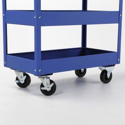 Carro Metálico De Taller Con 2 Bandejas Y 1 Cajón ALYCO, de Medidas 737 x 383 x 845 Milimetros, Referencia 192727