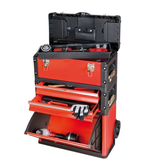 Carro vertical 3 en 1 RATIO Hardbox 6688 Sistema modular: separable en 3 módulos de fácil acceso. Ref. 6688H