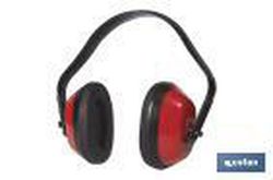 Casco Antirruido | Color Rojo | Protección Auditiva | SNR:27db | EN 352-1. Referencia 11000041.