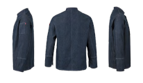 Chaqueta De Cocina Denim Con Automaticos Referencia -405207-64.