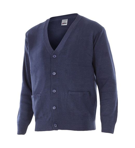 Chaqueta Punto Fino Azul Marino Referencia 103c-1