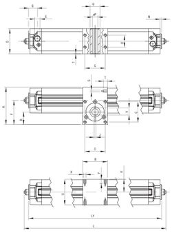 Cilindro antirrotaciónIso 15552 Rotativo Hembra Ø Ref. Xrf