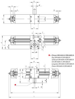 Cilindro antirrotaciónIso 15552 Rotativo Macho Ref. Xrm