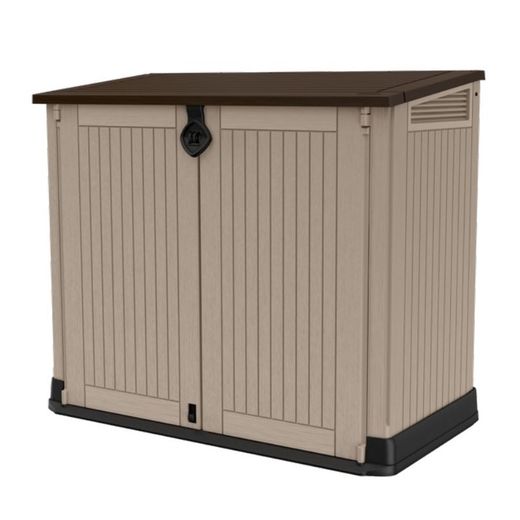 Cobertizo KETER IT OUT MIDI 880 L. TOPO/BEIGE Rápido y fácil montaje. Ref. 174N350