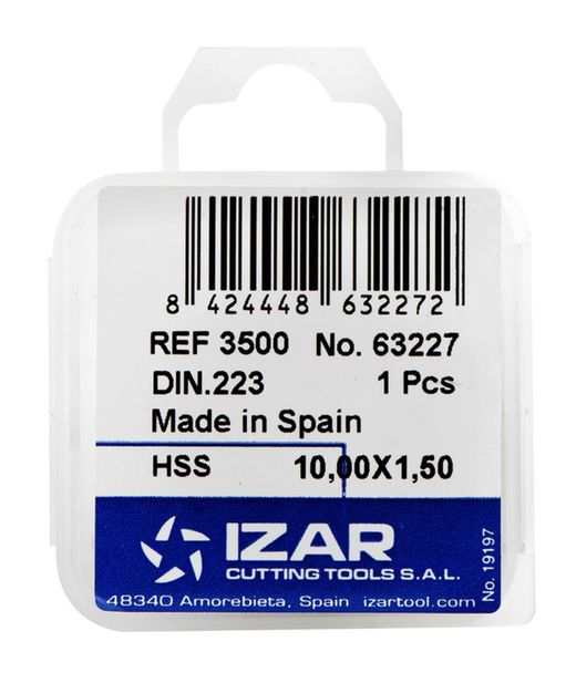 Cojinete Roscar A Mano Rosca Metrica Y Metrica Fina, Hss, Din223, Referencia 3500