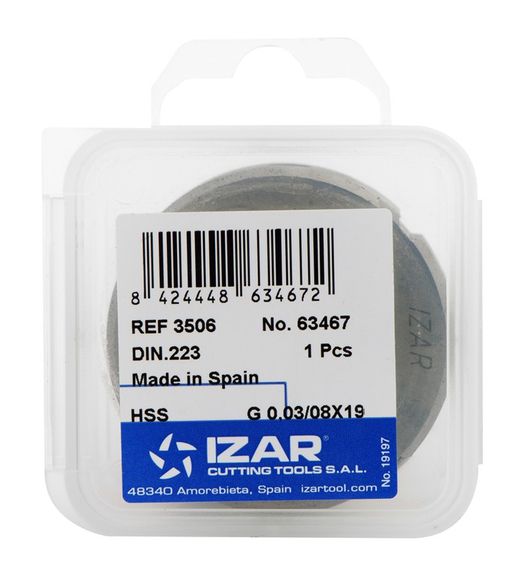 Cojinete de roscar a Mano Rosca GAS-BSP, Hss, Din24231, Referencia 3506