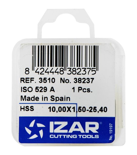 Cojinete Roscar A Mano Rosca Metrica, Serie Economica ajustable, Hss, Iso529, Referencia 3510