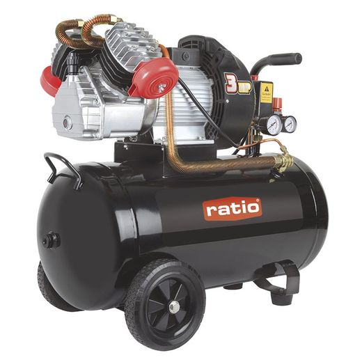 Compresor de pistón RATIO PRO-50/3HP Doble cabezal en V., Referencia 696X5