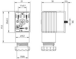 Conector Para Bobina Standard, Referencia CON01
