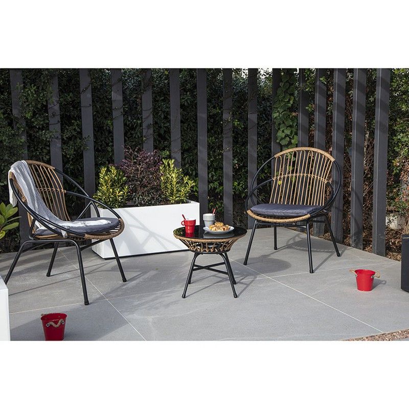 Conjunto de jardín Bistro Gran confort. Ref. 8704N272