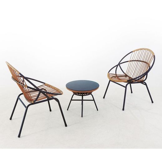 Conjunto de jardín Bistro Gran confort. Ref. 8704N272