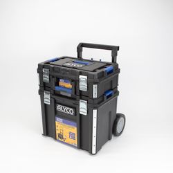 Conjunto Modular StackPro de 2 Cajas de Herramientas Pequeña (S) y Grande (L) - Alyco Ref. 129625
