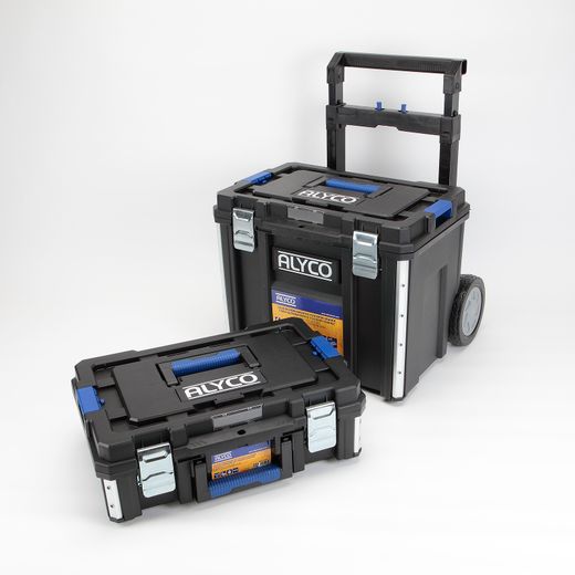 Conjunto Modular StackPro de 2 Cajas de Herramientas Pequeña (S) y Grande (L) - Alyco Ref. 129625