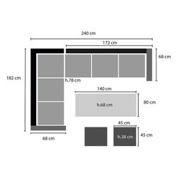 Conjunto para jardín Bali Gran confort. Ref. 8704N155.