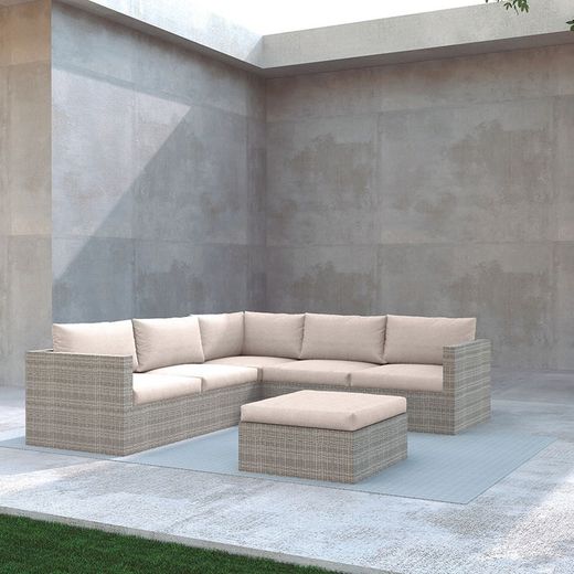 Conjunto para jardín Fidji Gran confort. Ref. 8704N372