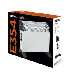 Convector turbo HABITEX E354 2000 W Fácil transporte y no necesita instalación. Ref. 9310R354
