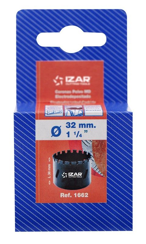 Sierra Corona  de Polvo Metal Duro Electrodepositado, Referencia 1662