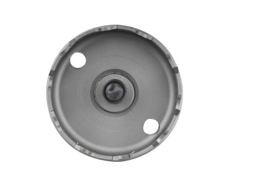Corona de Metal Duro Parar Inoxidable con Husillo y Broca Centradora, Referencia 1665