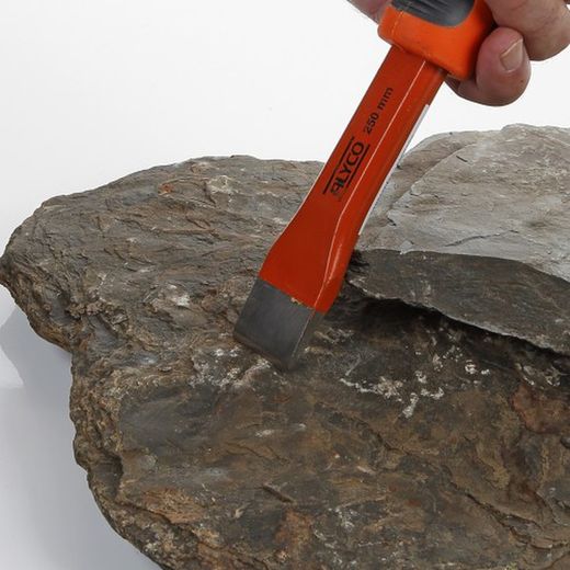 Cortafríos Plano Con Protector Bimaterial Cuerpo Rectangular ALYCO ORANGE, Referencia 171151 De 250 y Referencia 171153 De 300 Milimetros