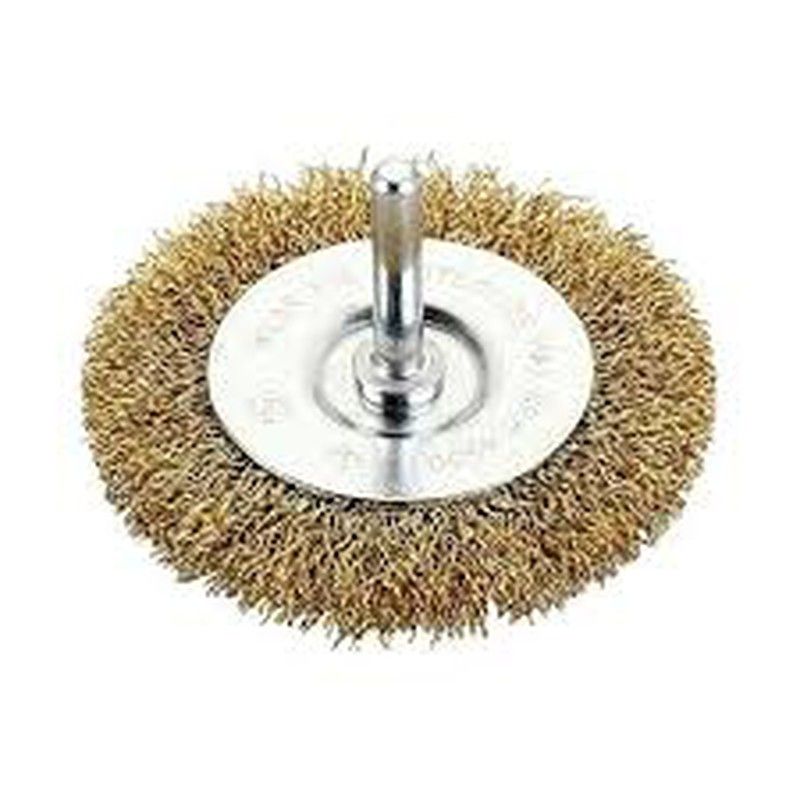 Cepillo Cilindrico Ondulado Con Vástago de Diametro 6 mm