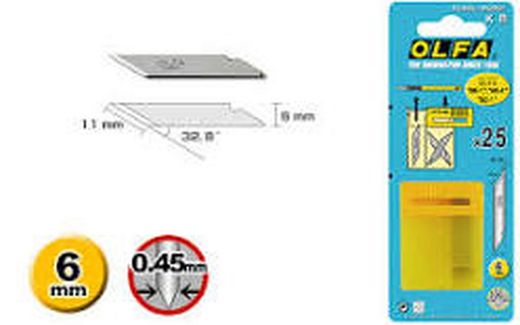 Cuchilla multiusos Olfa Kb 6 Mm