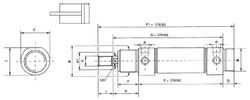 Cilindro Dem Ø 63 A95 Magnético