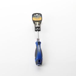 Destornillador con varilla intercambiable de boca Phillips y boca plana con mango bimaterial Alyco
