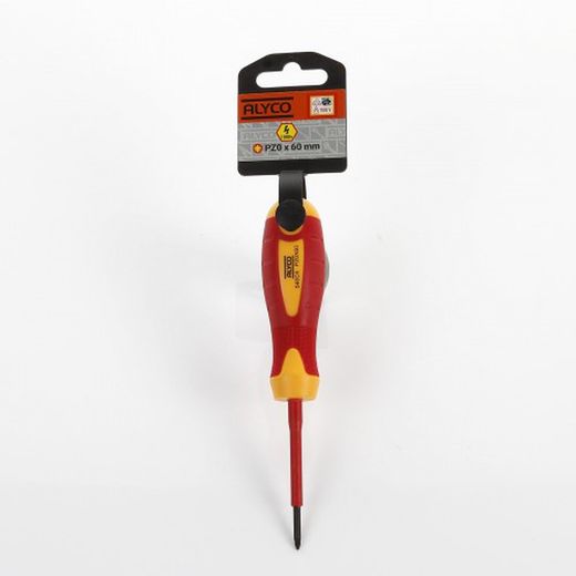 Destornillador De Boca Pozidrive Pz Aislado 1000V ALYCO ORANGE Pz0, Pz1 y Pz2, Referencia 170395,170396 y 170397