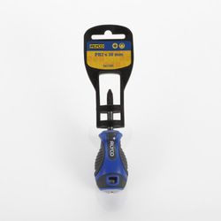 Destornillador Corto De Boca Philips PH Con Varilla de 38 mm, Ideal Para Trabajos En Espacios Reducidos Con Mango Bimaterial ALYCO, Referencia 119035 PH1 y Referencia 119036 PH2