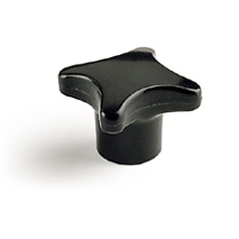 Pomo 4 Puntas Din 6335 Con Casquillo Roscado. Referencia 110021 K M-10 / 50 Mm