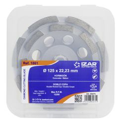 Disco de Diamante para Hormigon con Forma de Copa, Referencia 1861
