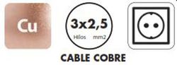 Enrollacables 40m H05vv-F 3g2.5 Ip44