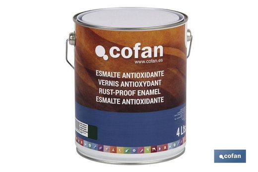 Esmalte Antioxidante | Varios Colores | Tamaño del envase 750 ml y 4 litros.