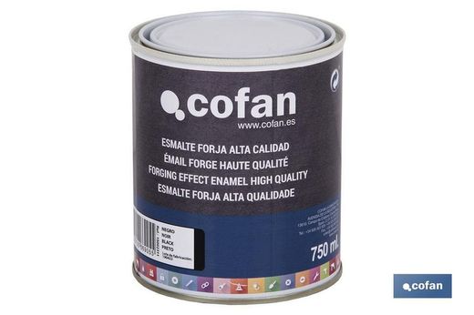 Esmalte Forja | Protección y decoración de superficies | Diferentes colores (750 Ml)