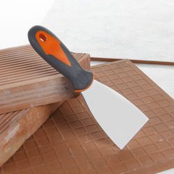 Espátula Flexible Acero Al Carbono Con Mango Bimaterial ALYCO ORANGE, Referencia 171084 a 171090