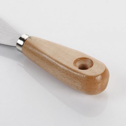 Espátula Flexible Acero Al Carbono Con Mango De Madera ALYCO, Referencia 196325 A 196395