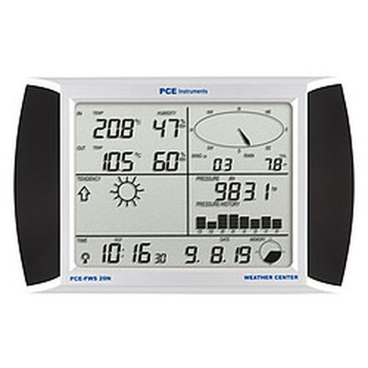 Estacion Meteorologica Pce-Fws 20n-2.Esta Estacion Meteorologica Inalámbrico Es Un Equipo Multifuncional Que Cubrirá Sus Expectativas. Tanto En El Ámbito Privado Y El Profesional