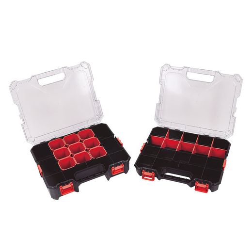 Estuche multiuso 2 piezas RATIO 7620 Juego de 2 estuches apilables. Referencia 7620H1