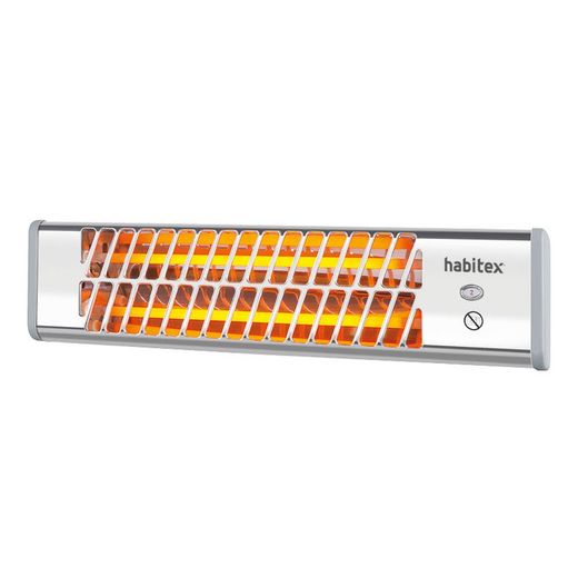 Estufa cuarzo HABITEX E463 1.200W Ideal para calentar el baño. Ref. 9310R463
