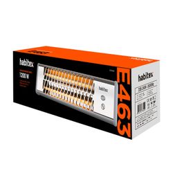 Estufa cuarzo HABITEX E463 1.200W Ideal para calentar el baño. Ref. 9310R463