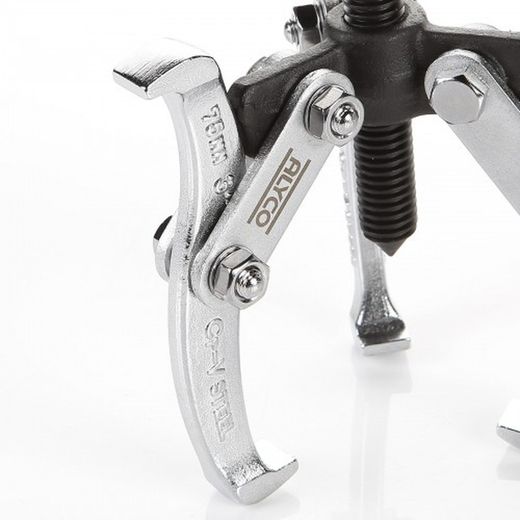 Extractor De Rodamientos Reversible Con 3 Patas ALYCO, Referencia 122375 de 75 mm, 122380 de 150 mm y 122385 de 200 Milimetros