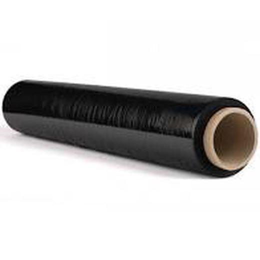 Film Extensible Manual 500 Milimetros, Color Negro y Transparente