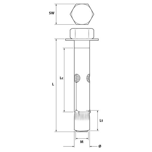 Fixbolt Tornillo Inoxidable A-4