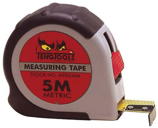 Flexómetro en Milimetros y en Pulgadas de 5 Metros MT03-5M