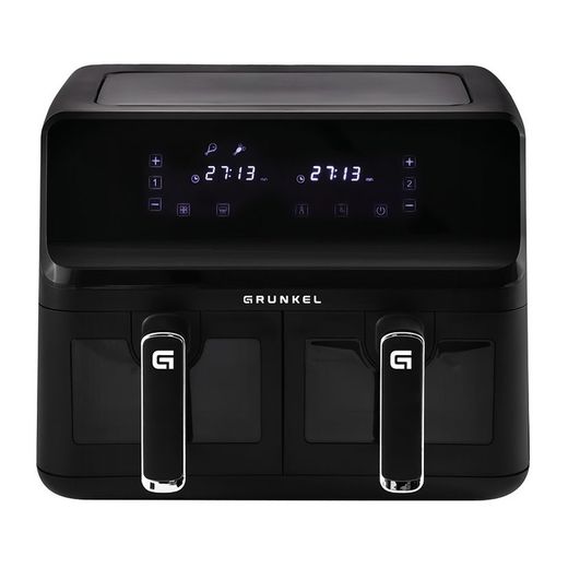 Freidora de aire GRUNKEL doble cubeta 2700W Freidora sin aceite, 85% menos de grasas. Ref. 442Y12