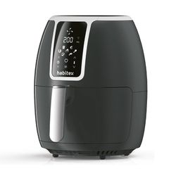 Freidora de aire HABITEX CC485D 1300/1500W 3,7 L Panel digital, 7 programas. Ref. 1450Y485